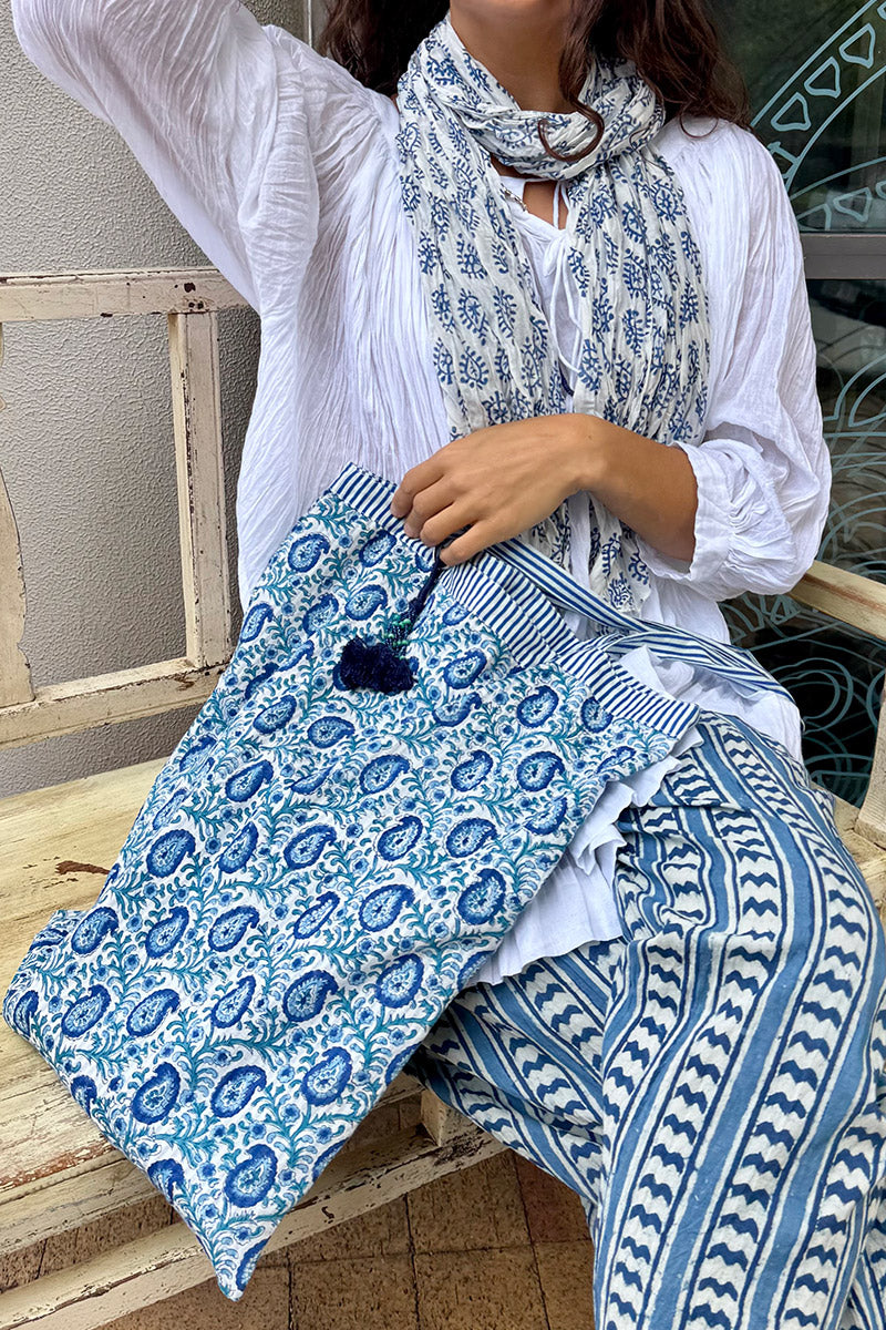 Willow Scarf - Lapis