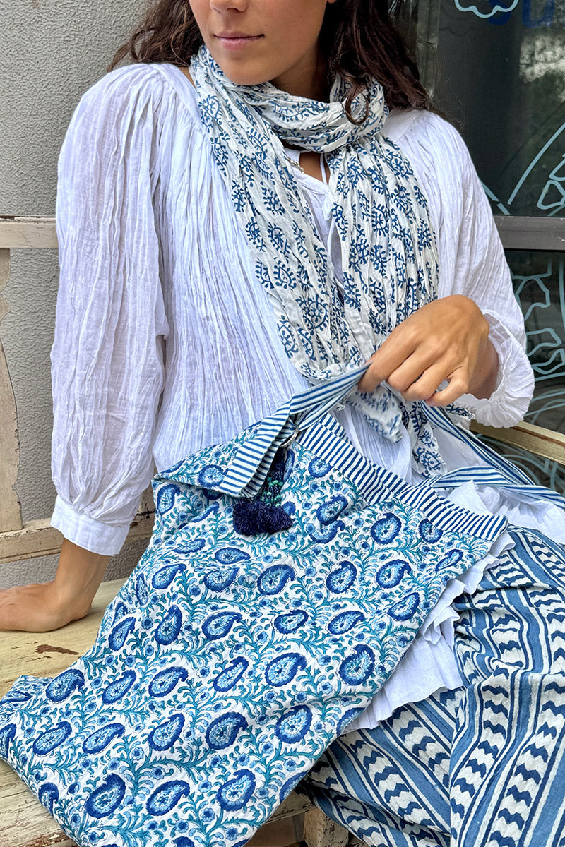Willow Scarf - Lapis