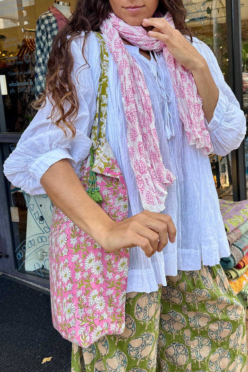 Willow Scarf - French Rose