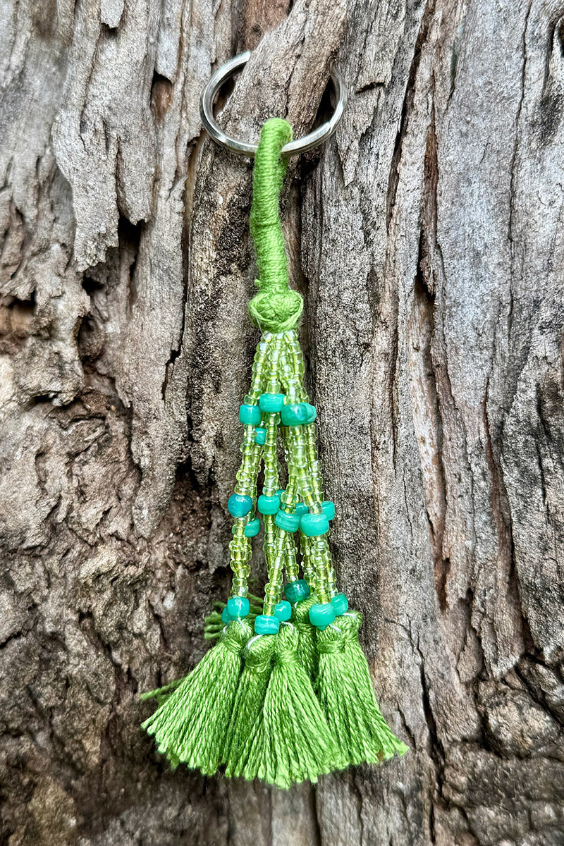 BeadWeave Keyring - Verde