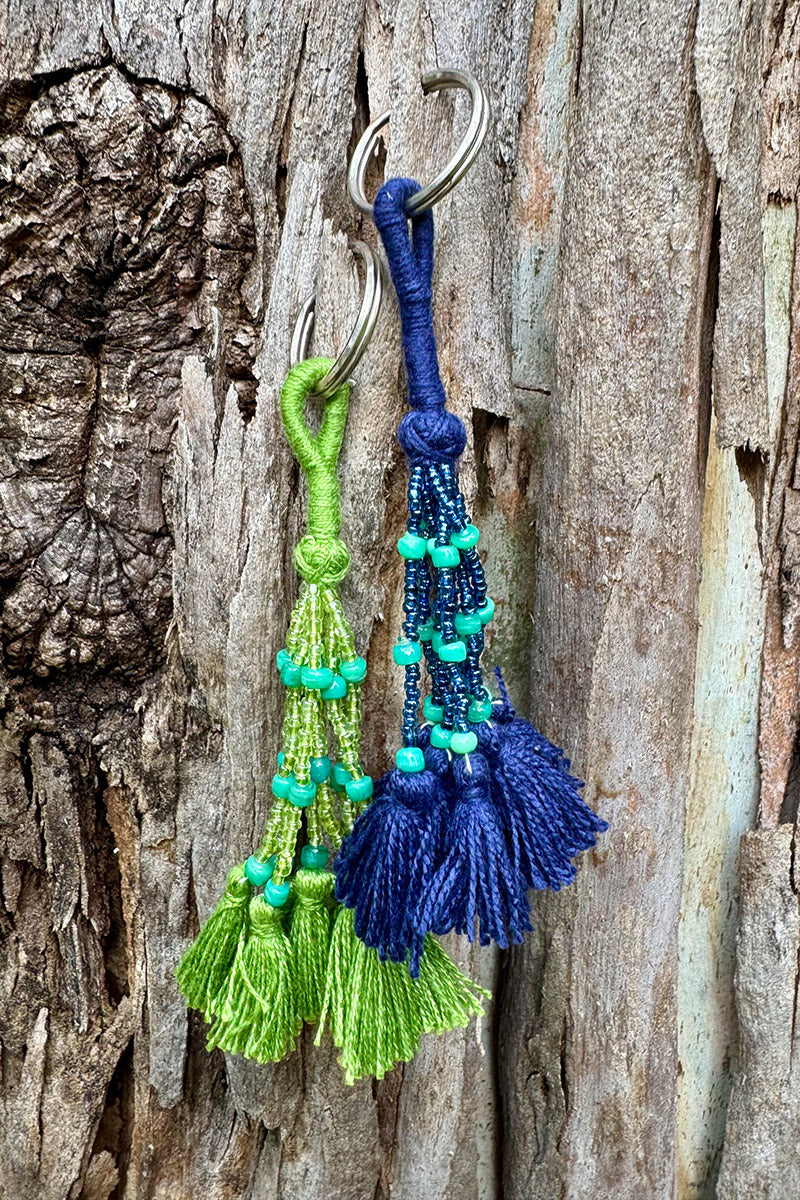 BeadWeave Keyring - Verde