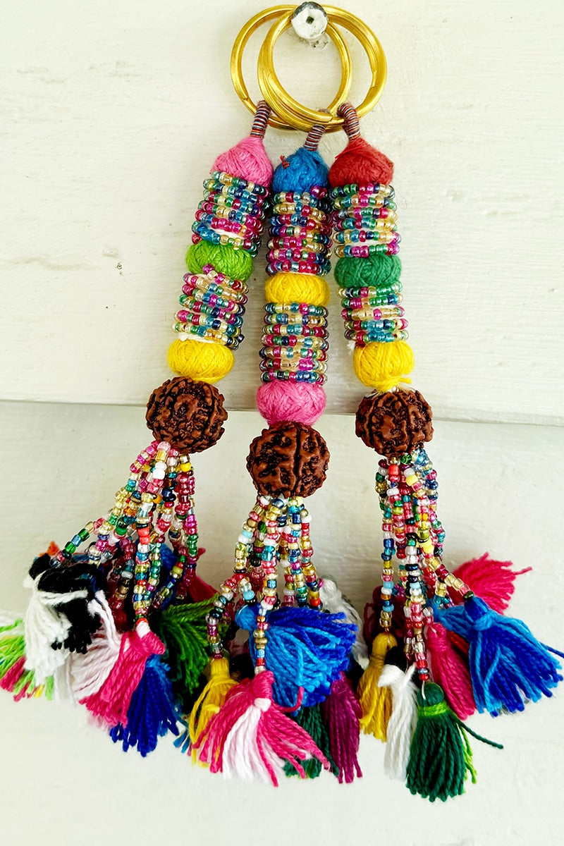 Tassel Keyring - Multi