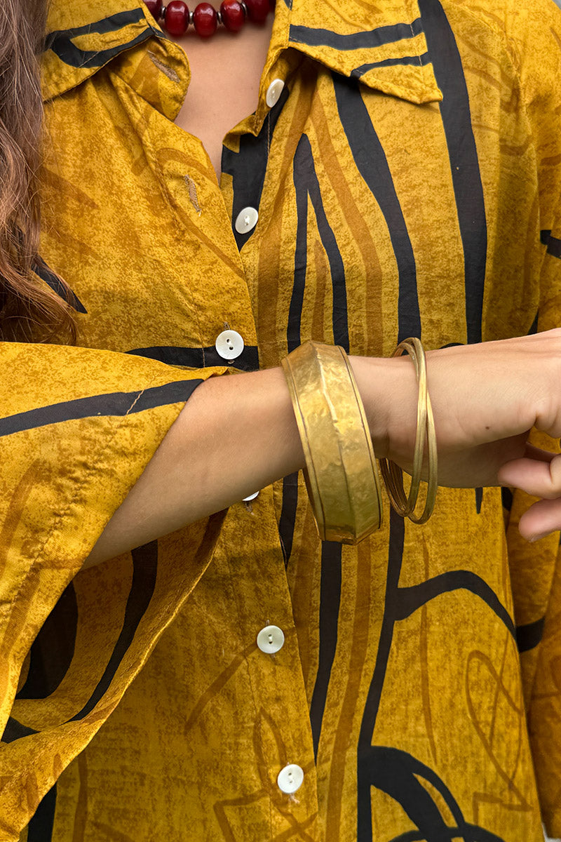 Vintage Sari Amira - Amber (silk)