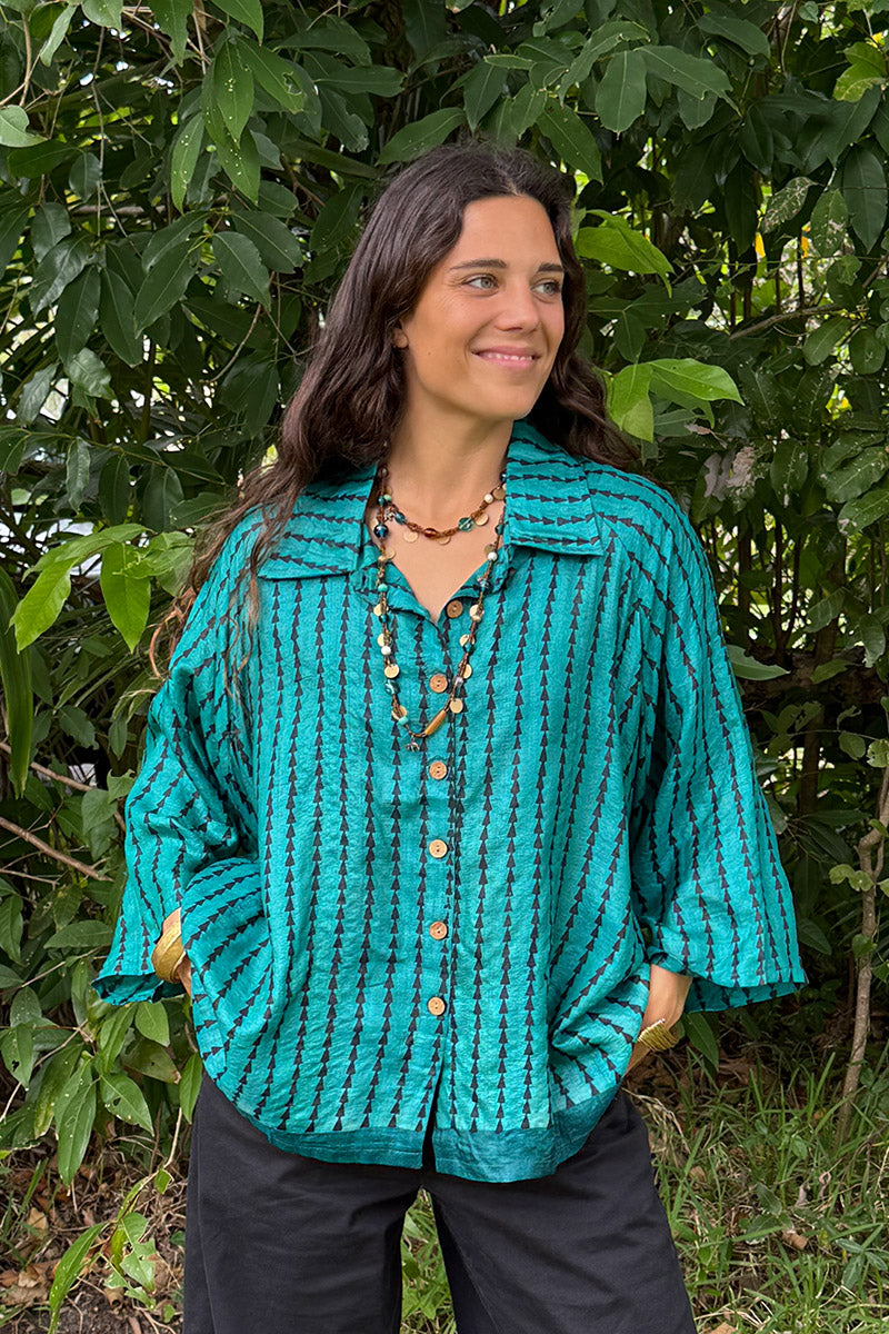 Vintage Sari Amira - Mistral (wool/silk)
