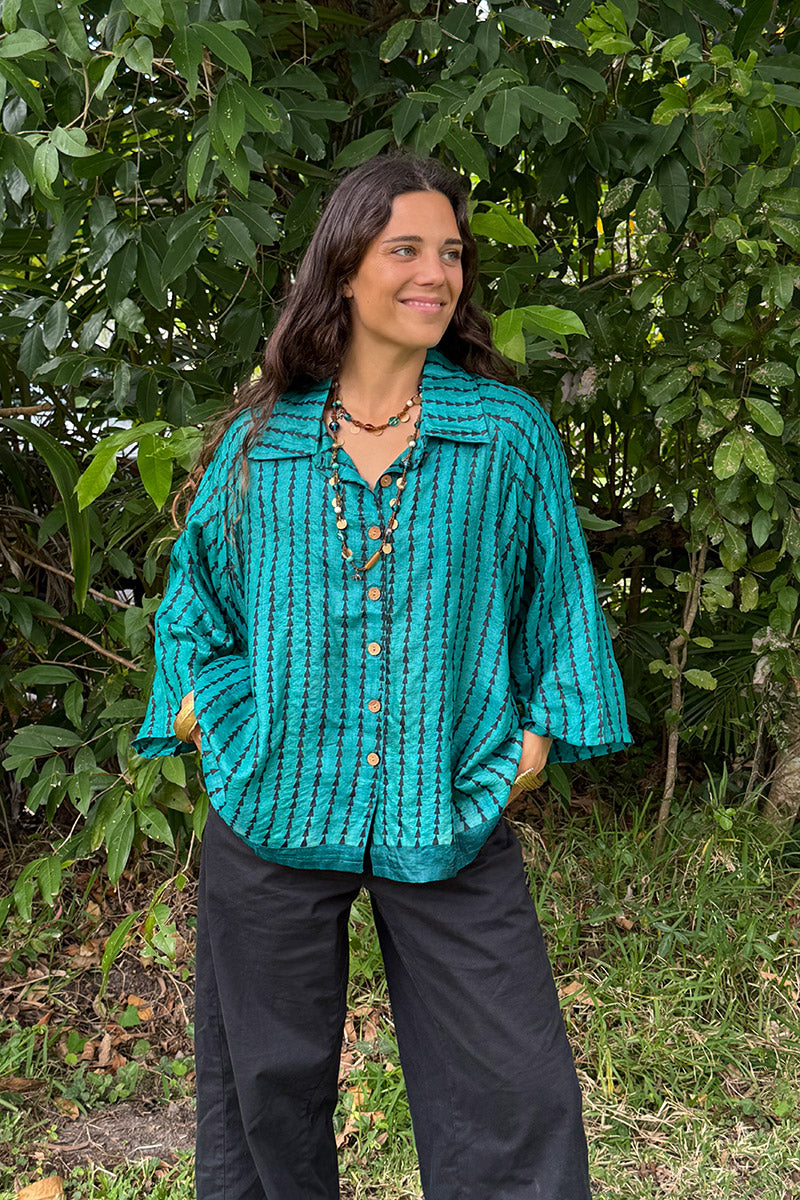 Vintage Sari Amira - Mistral (wool/silk)