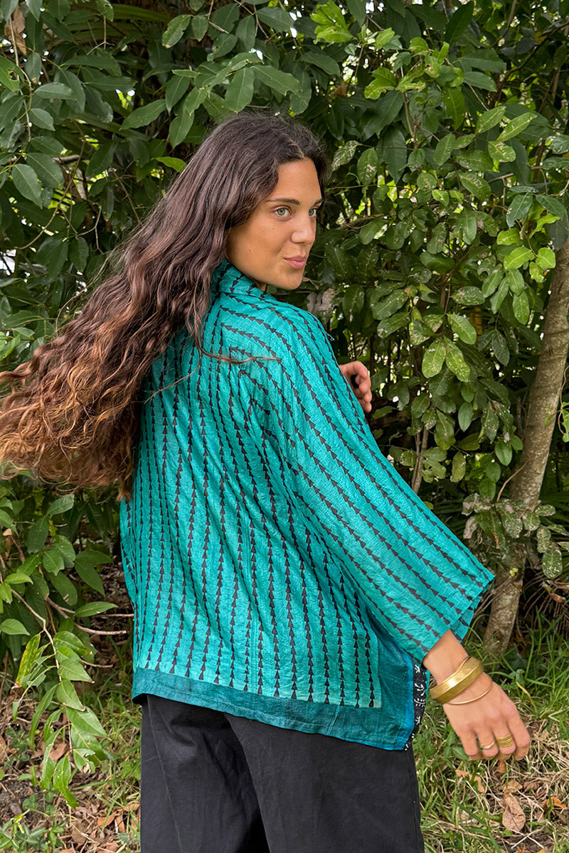 Vintage Sari Amira - Mistral (wool/silk)