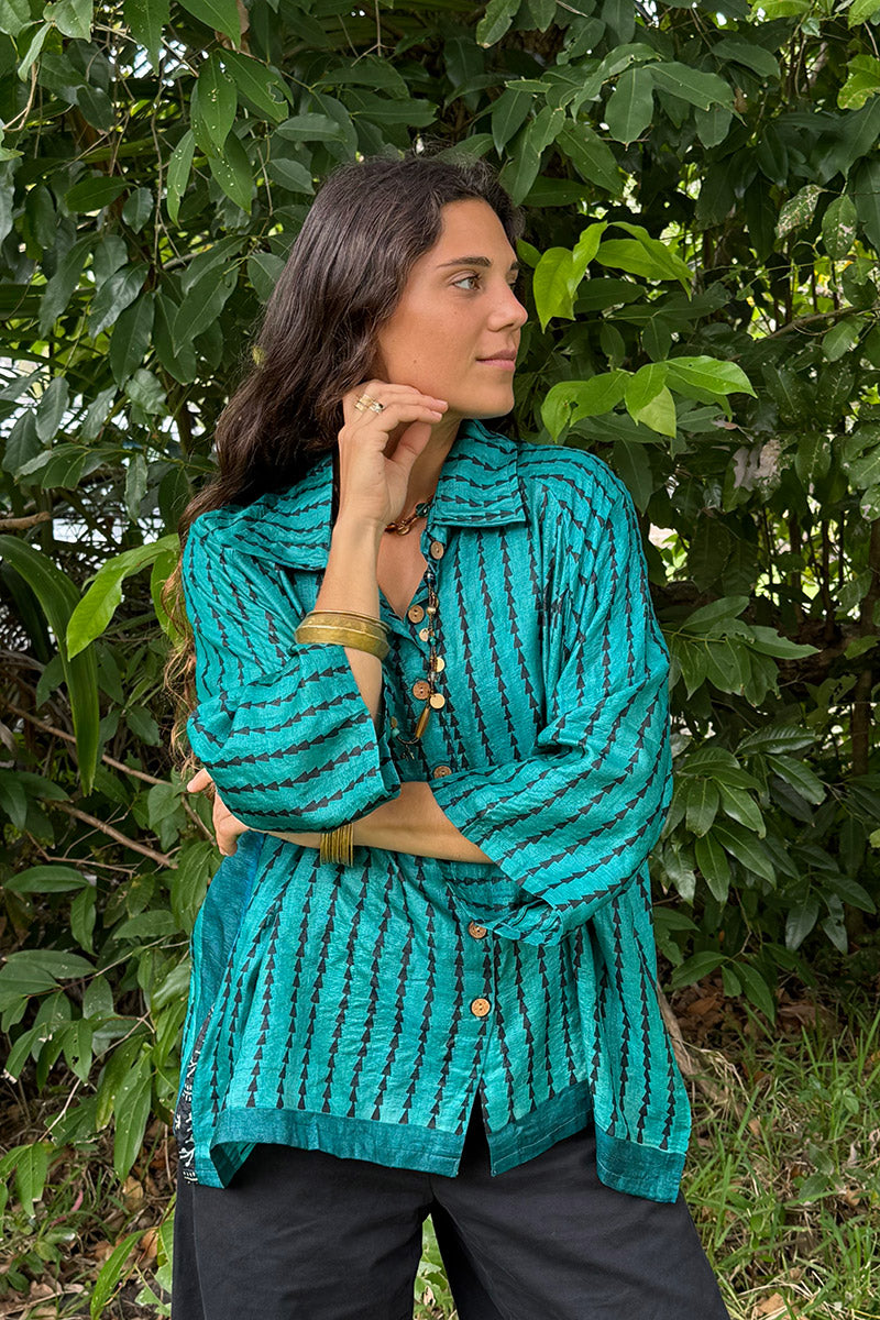 Vintage Sari Amira - Mistral (wool/silk)