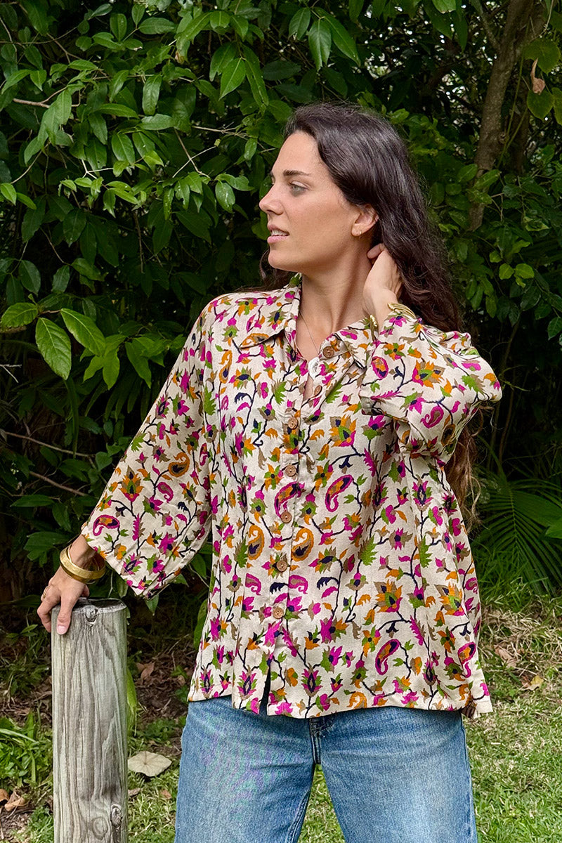 Vintage Sari Amira - Riaz (wool/silk)
