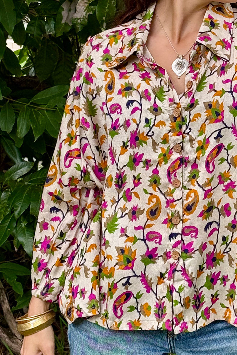 Vintage Sari Amira - Riaz (wool/silk)