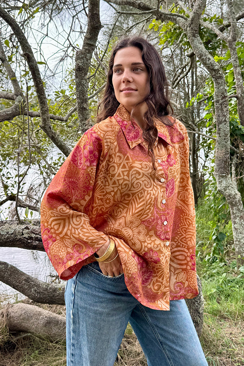 Vintage Sari Amira - Emerelle (silk)