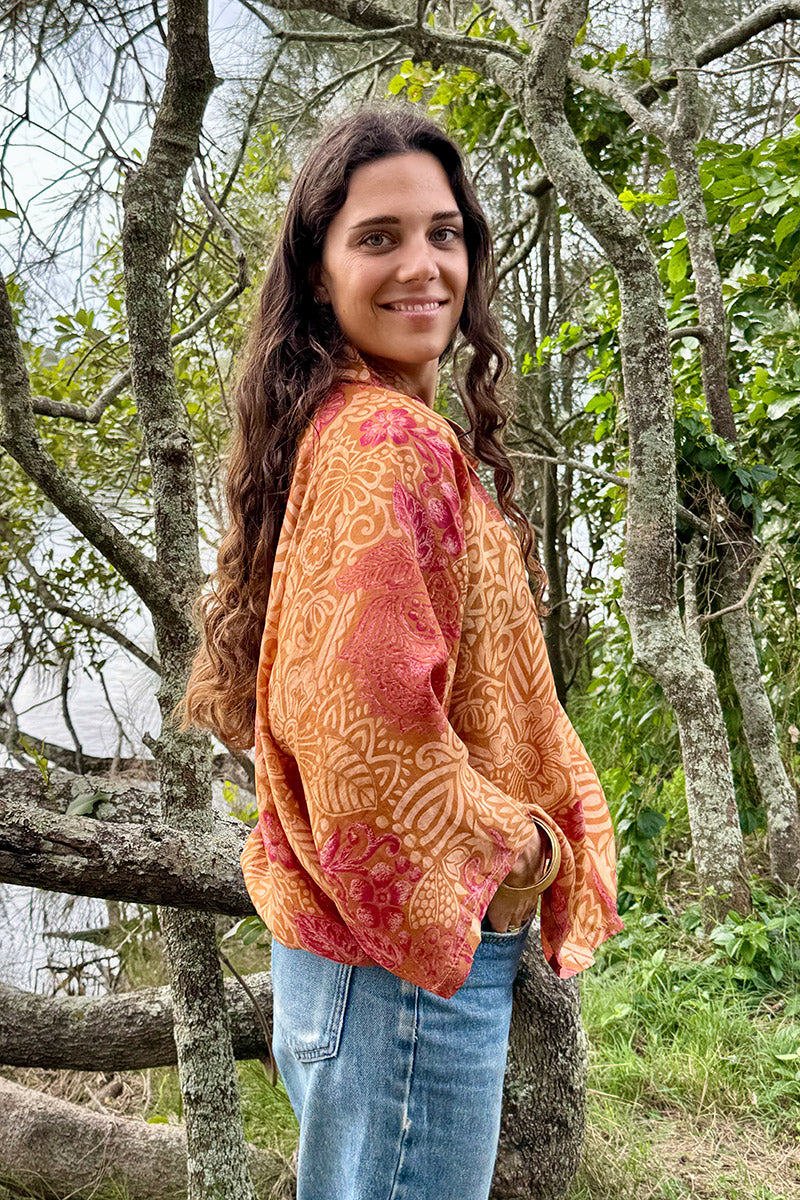 Vintage Sari Amira - Emerelle (silk)