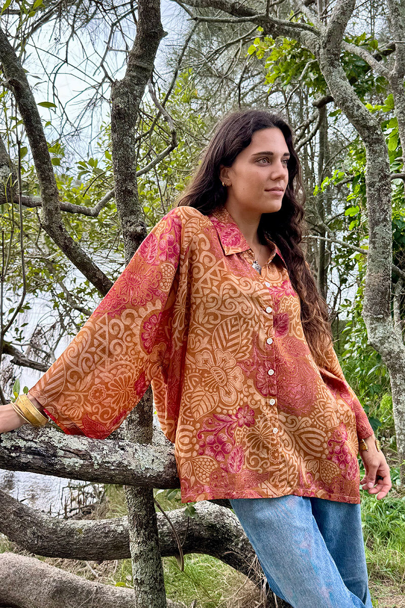 Vintage Sari Amira - Emerelle (silk)