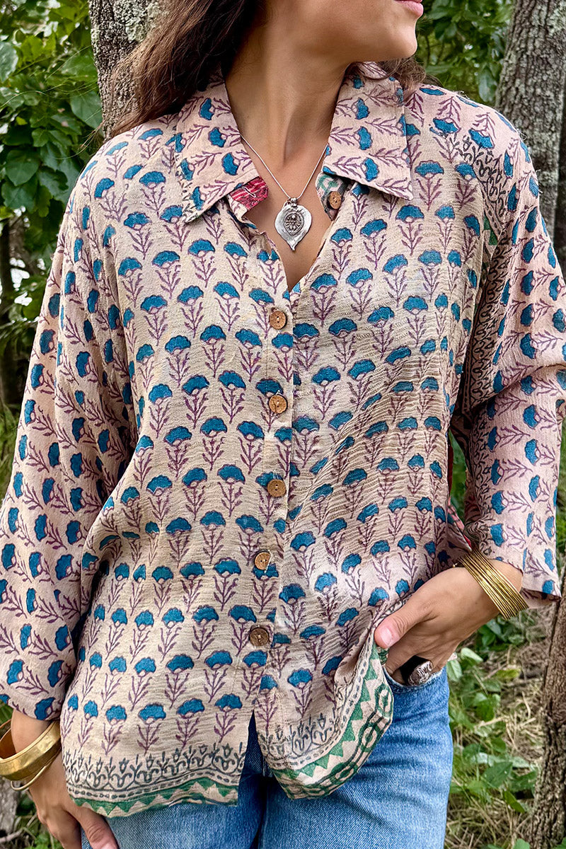 Vintage Sari Amira - Madeline (wool/silk)