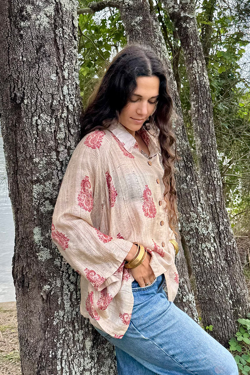 Vintage Sari Amira - Priya (wool/silk)