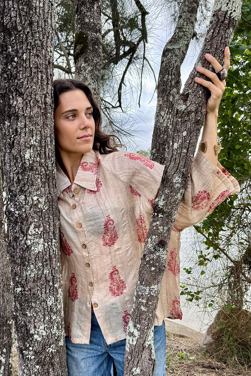 Vintage Sari Amira - Priya (wool/silk)