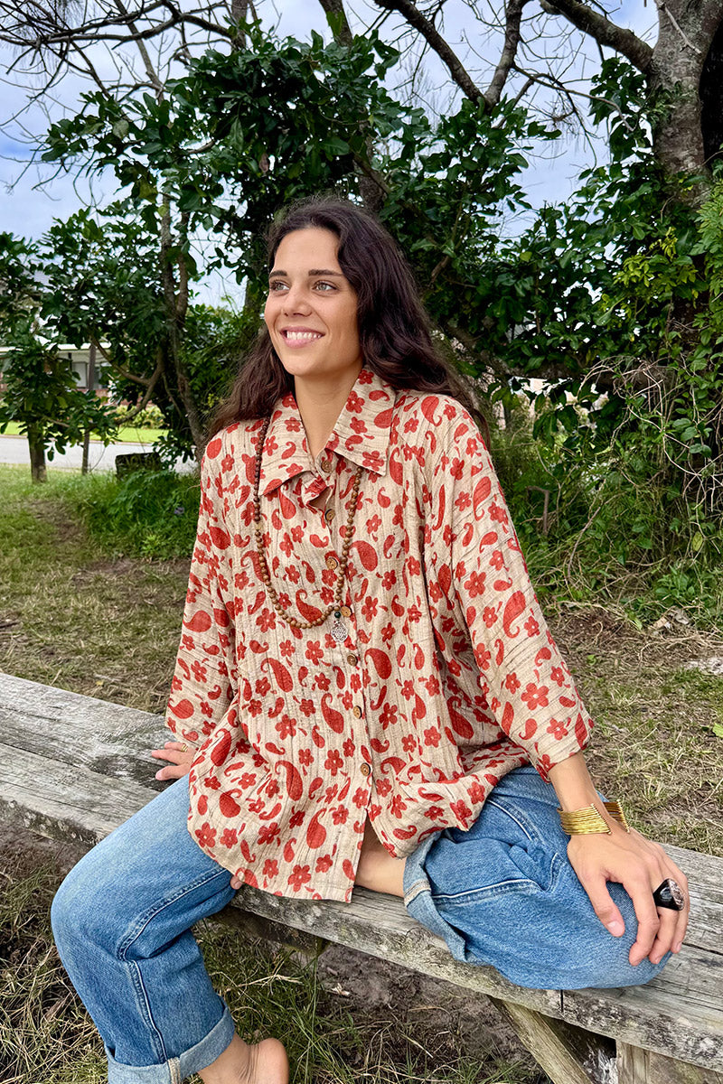 Vintage Sari Amira - Neroli (wool/silk)