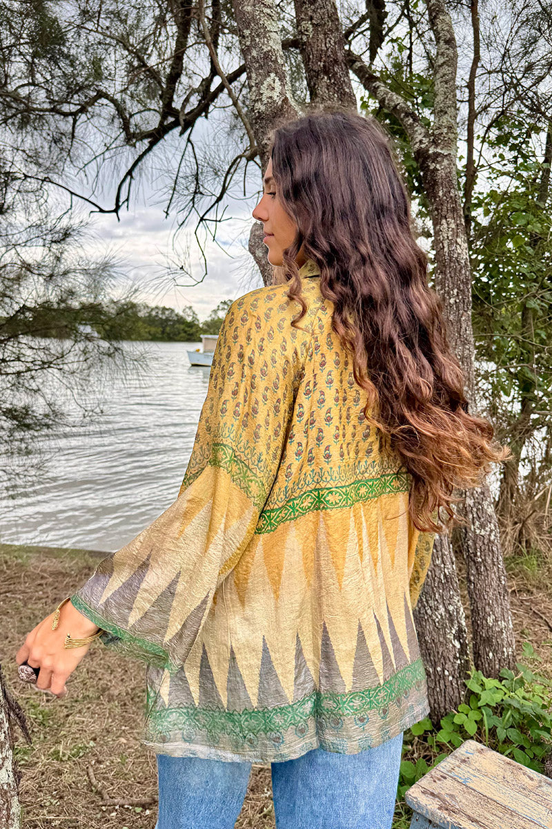 Vintage Sari Amira - Harvest (wool/silk)