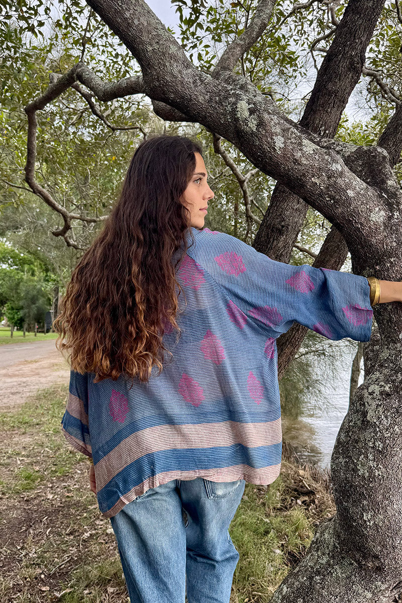 Vintage Sari Amira - Twilight (wool/silk)