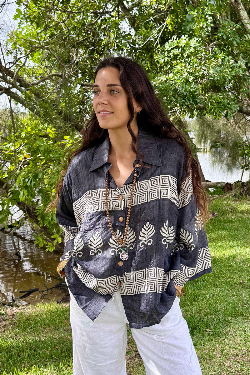 Vintage Sari Amira - Solstice (wool/silk)
