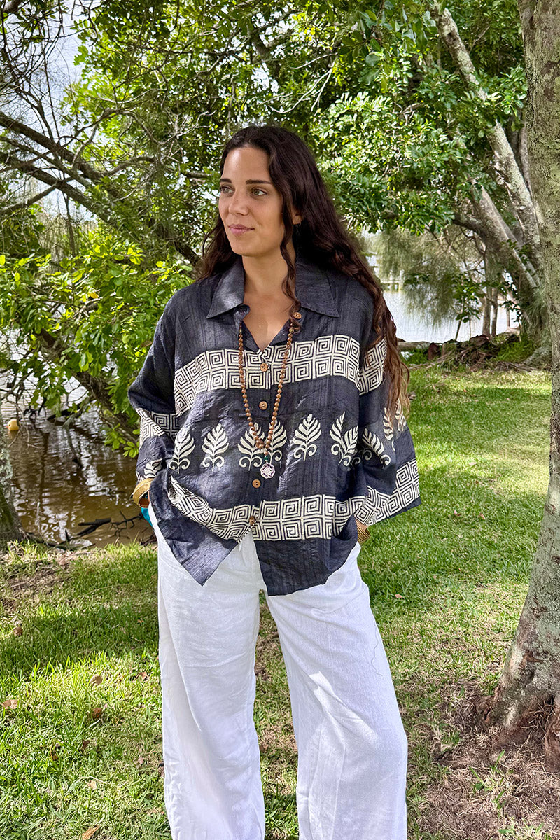 Vintage Sari Amira - Solstice (wool/silk)