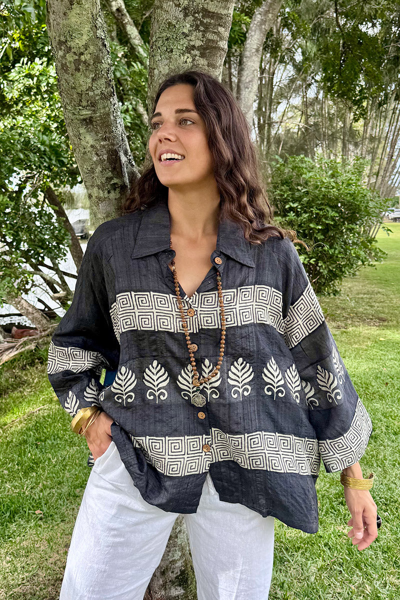 Vintage Sari Amira - Solstice (wool/silk)