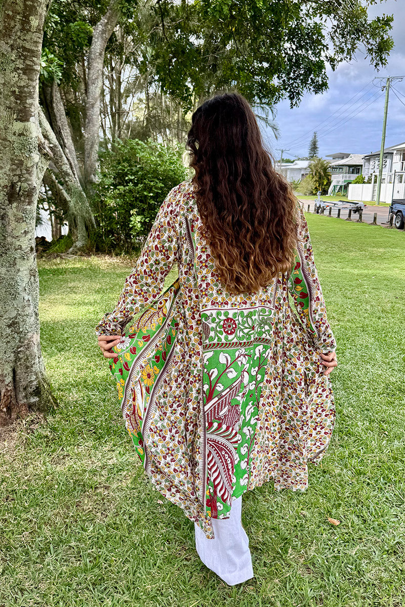 Vintage Sari Dust Coat - Gala (cotton)
