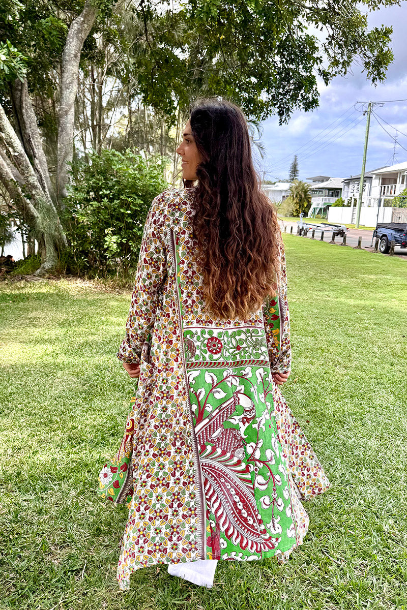 Vintage Sari Dust Coat - Gala (cotton)