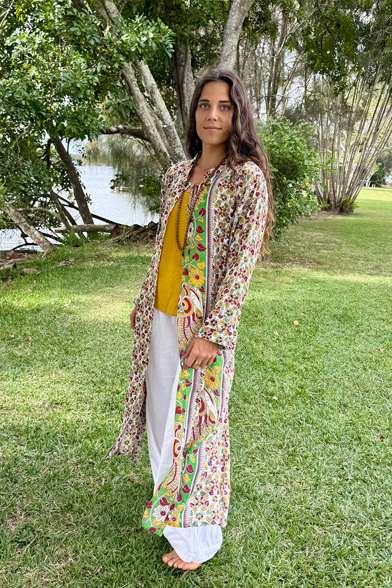 Vintage Sari Dust Coat - Gala (cotton)