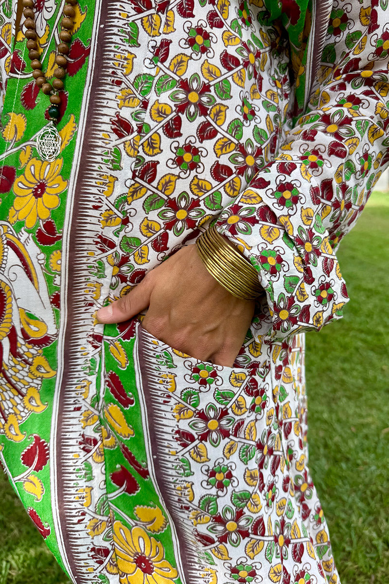 Vintage Sari Dust Coat - Gala (cotton)