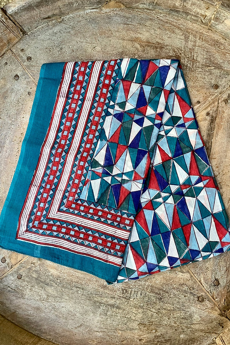Sarong - Teal Geo