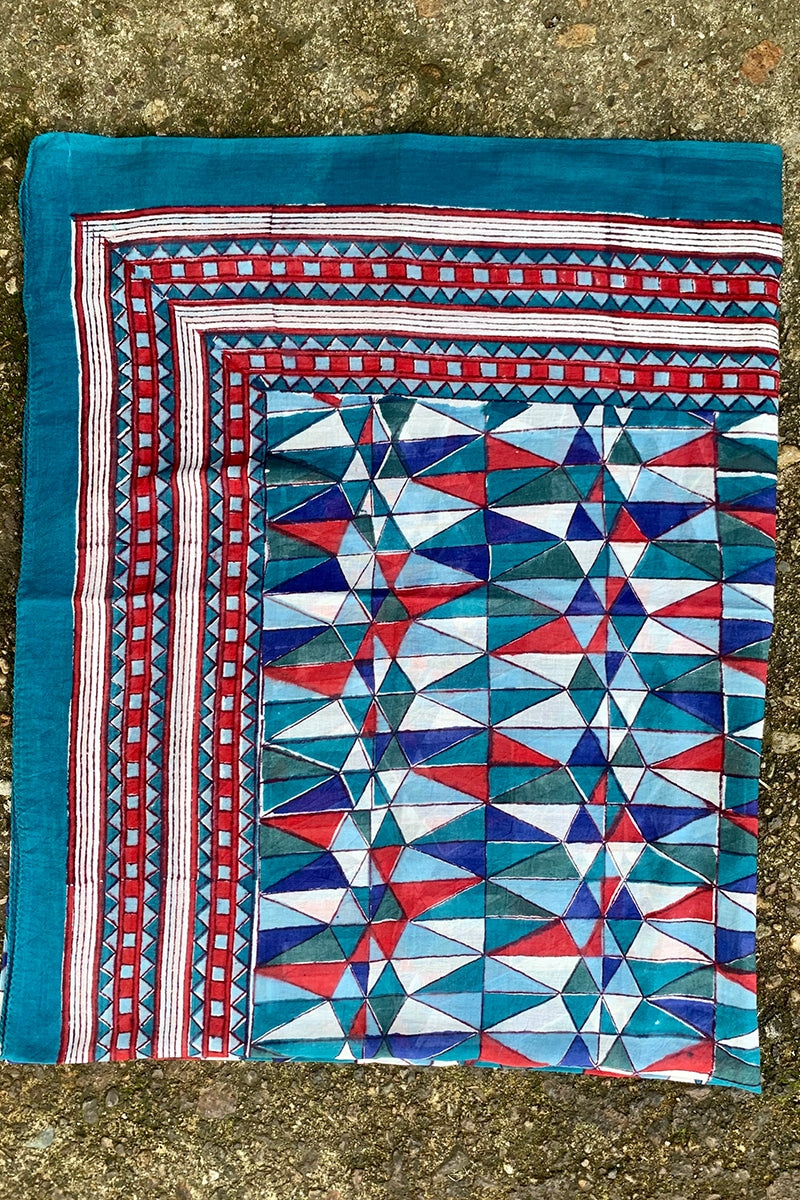 Sarong - Teal Geo
