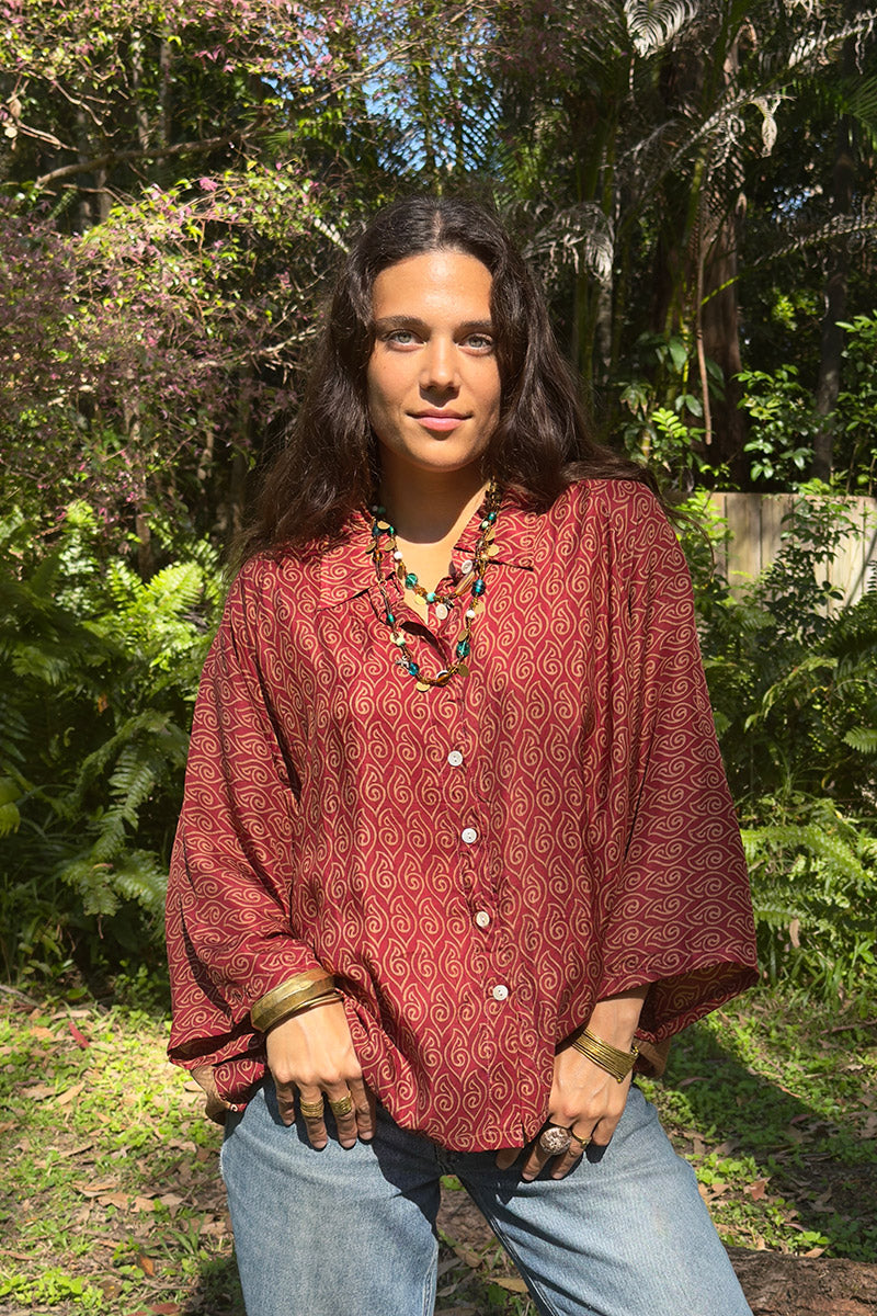 Vintage Sari Amira - Emerelle (silk)