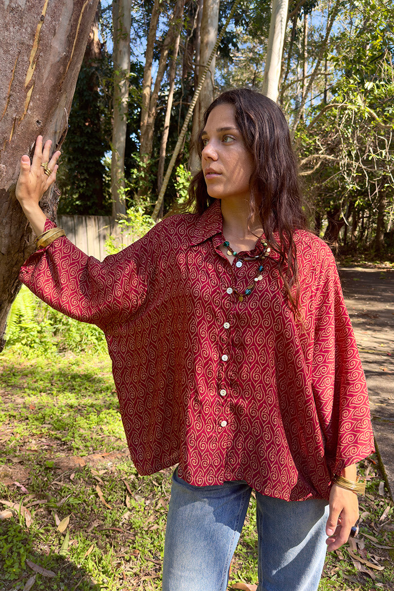 Vintage Sari Amira - Emerelle (silk)