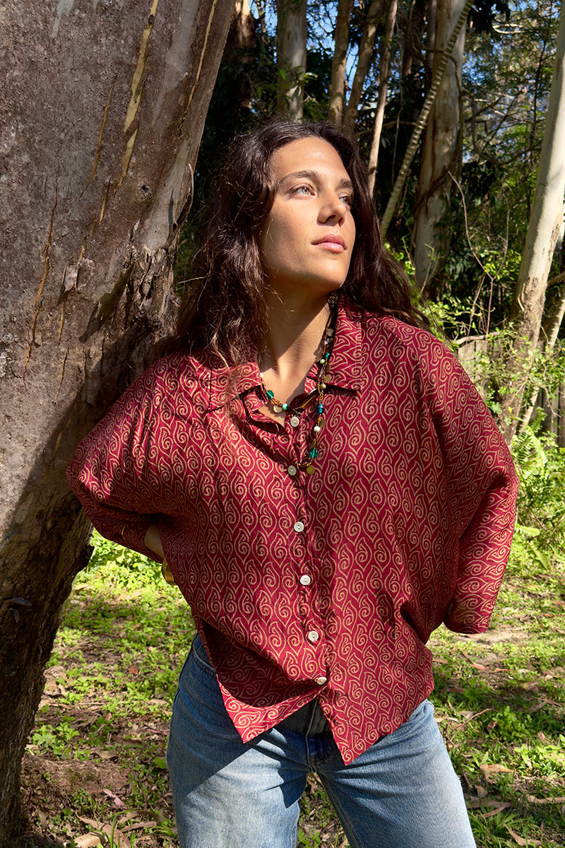 Vintage Sari Amira - Emerelle (silk)