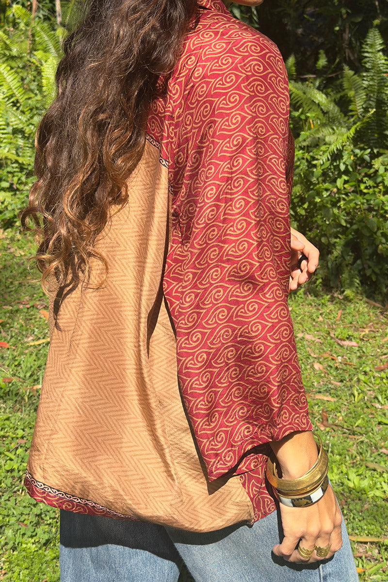 Vintage Sari Amira - Emerelle (silk)