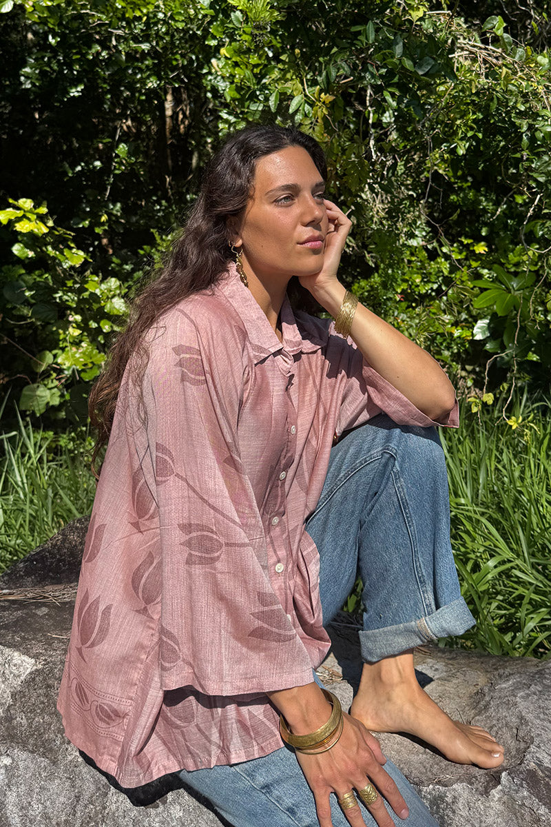 Vintage Sari Amira Blouse -Avalon (cotton)