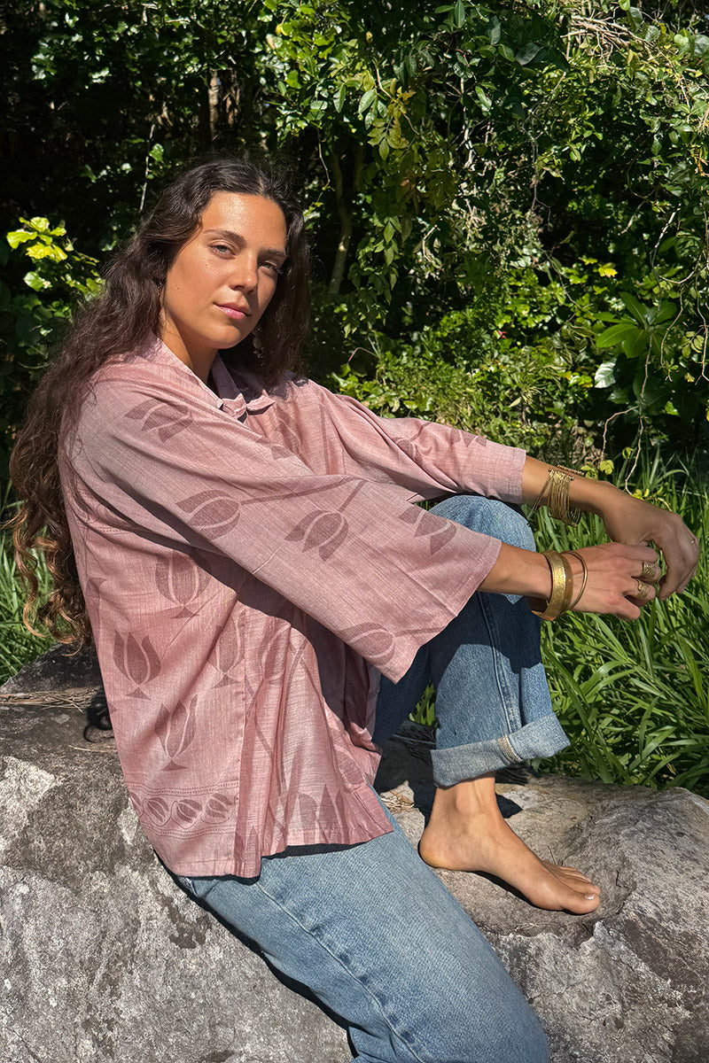Vintage Sari Amira Blouse -Avalon (cotton)