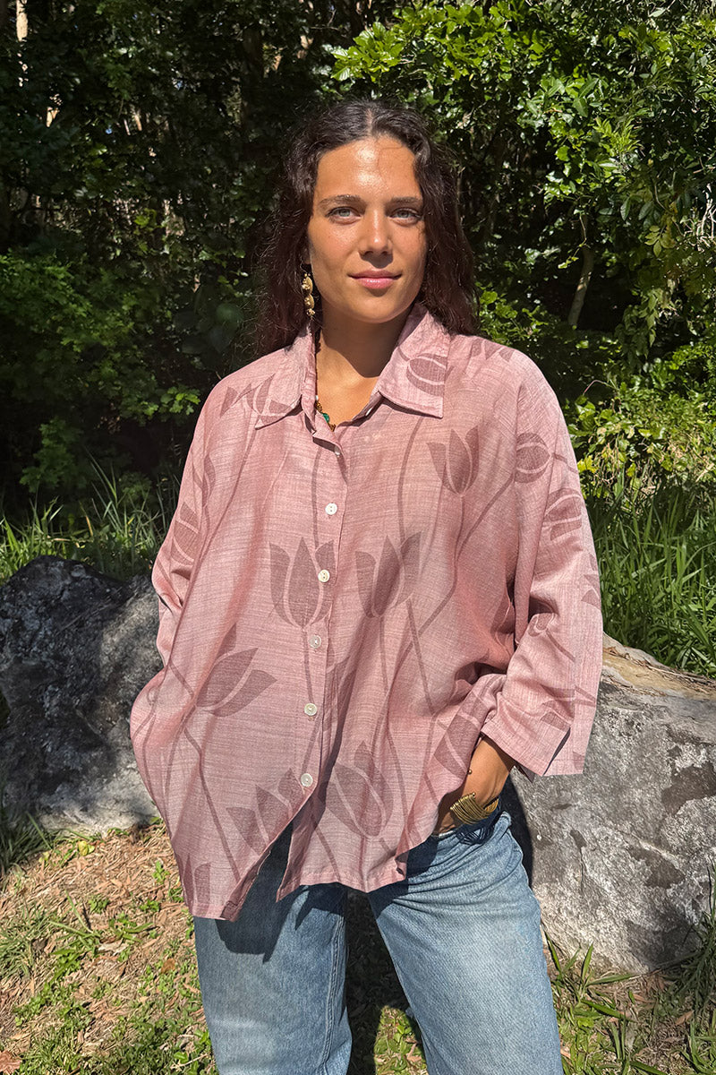 Vintage Sari Amira Blouse -Avalon (cotton)
