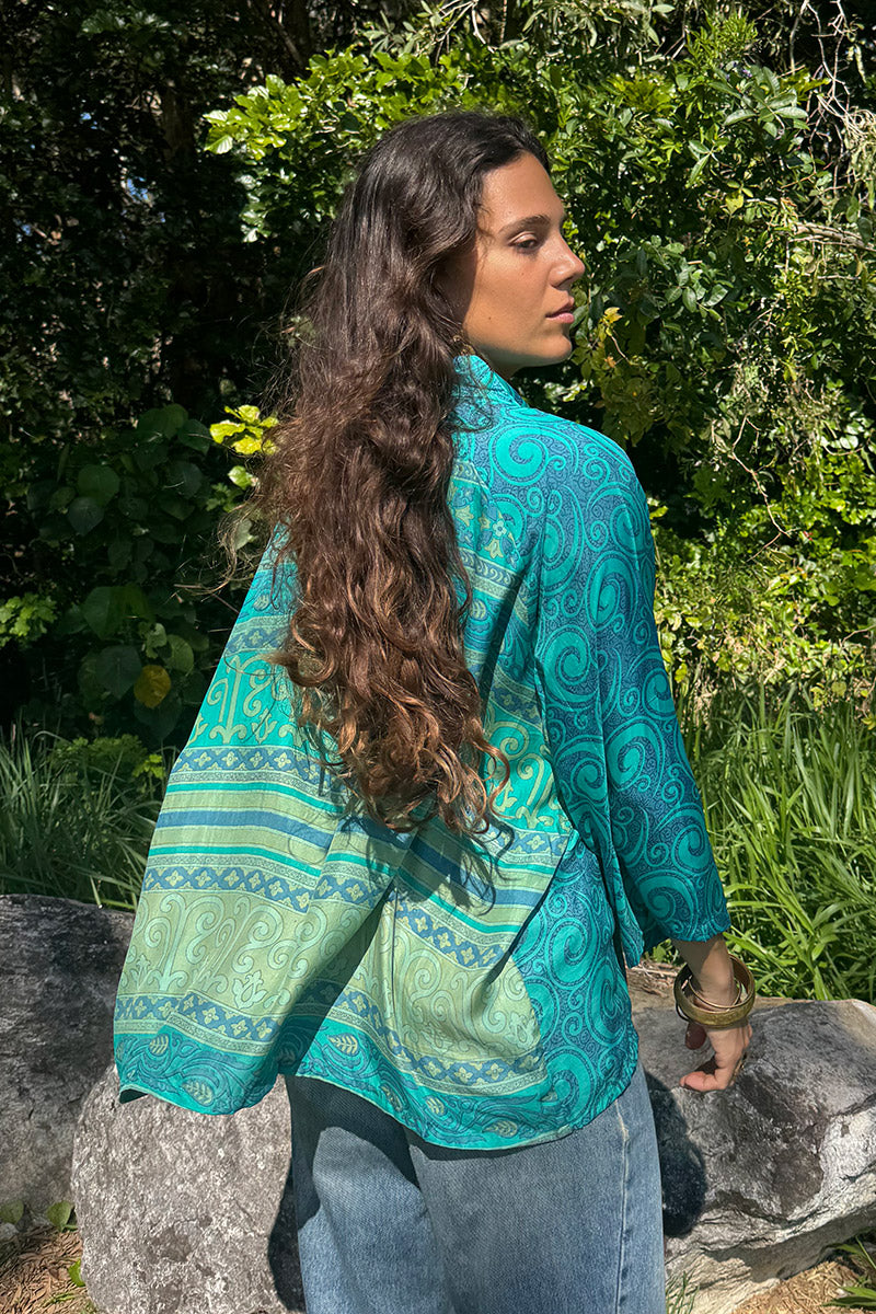 Vintage Sari Amira - Riviera (silk)