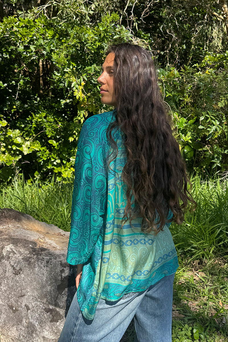 Vintage Sari Amira - Riviera (silk)