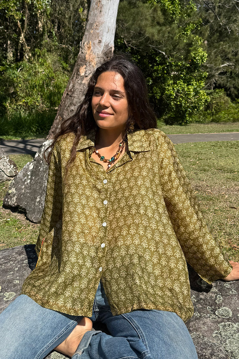 Vintage Sari Amira - Eden (silk)