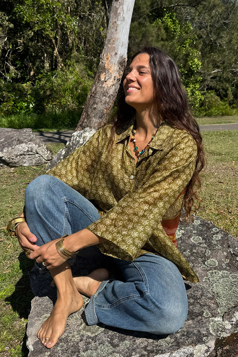 Vintage Sari Amira - Eden (silk)