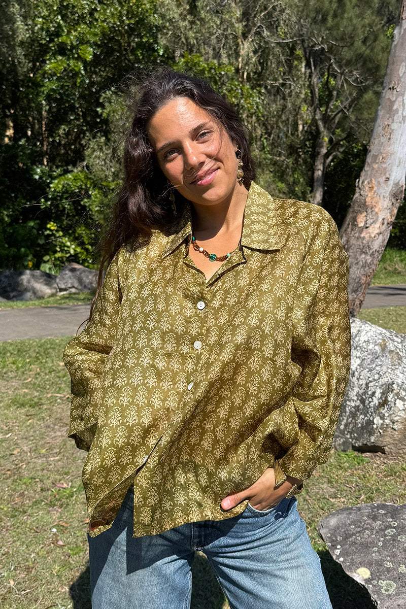 Vintage Sari Amira - Eden (silk)