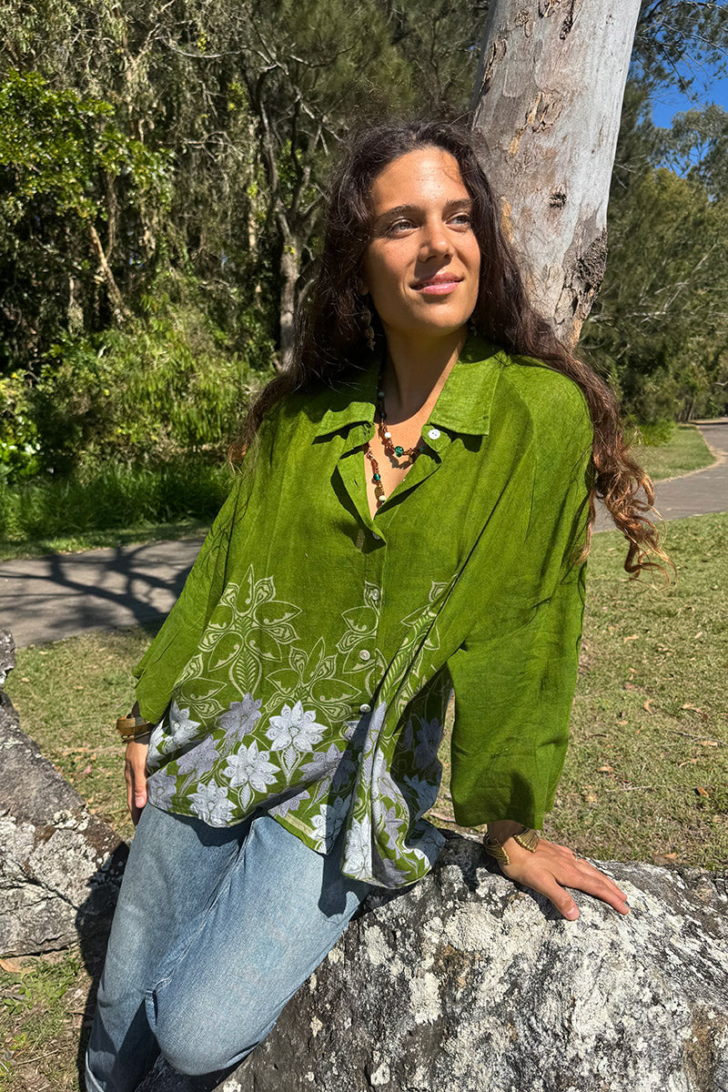 Vintage Sari Amira Blouse -Belle (cotton)