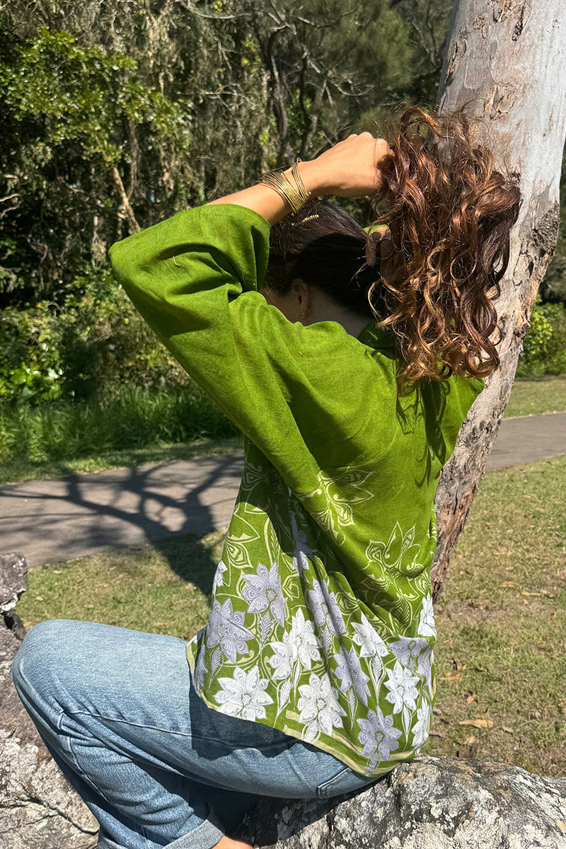 Vintage Sari Amira Blouse -Belle (cotton)