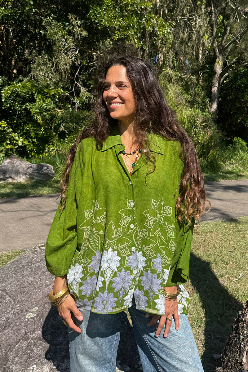 Vintage Sari Amira Blouse -Belle (cotton)
