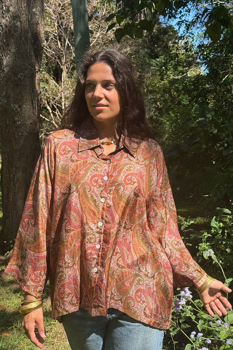 Vintage Sari Amira - Farah (silk)