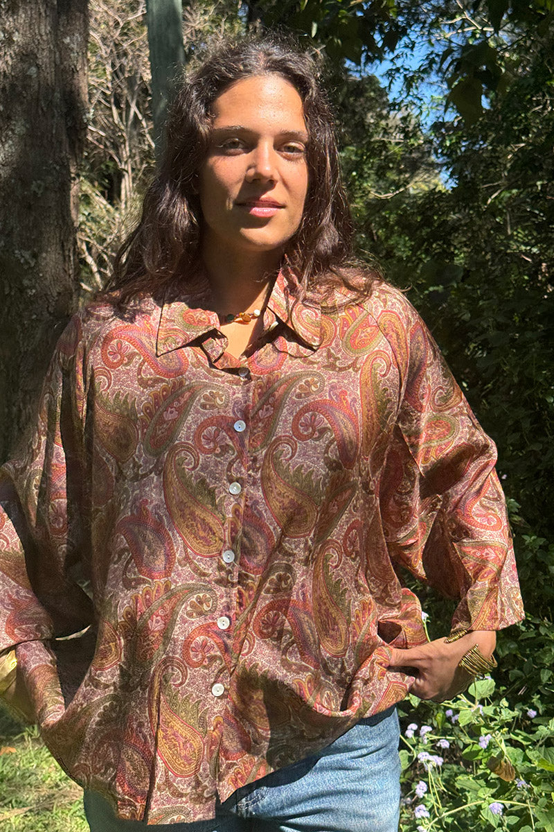 Vintage Sari Amira - Farah (silk)