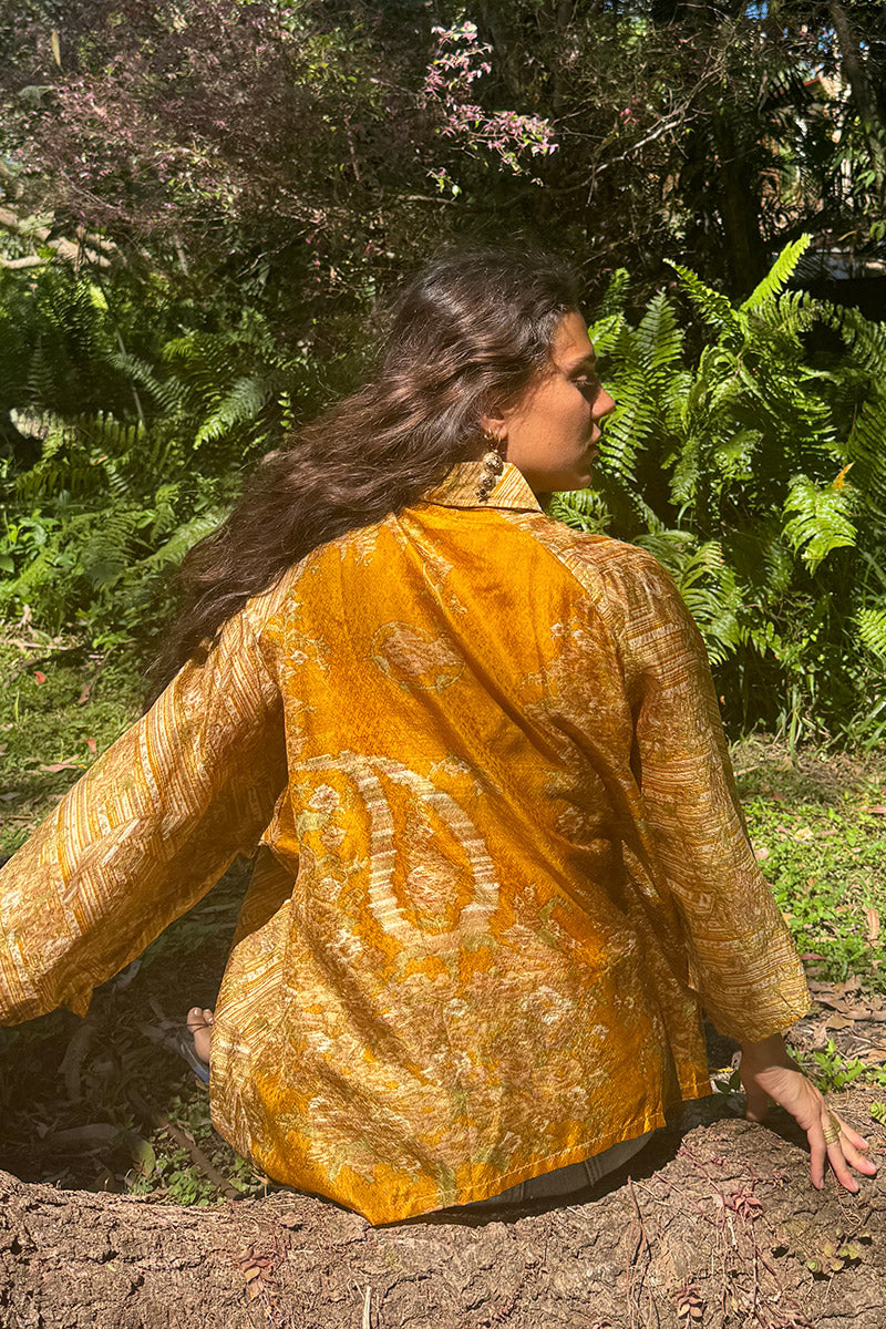 Vintage Sari Amira - Honey (silk)