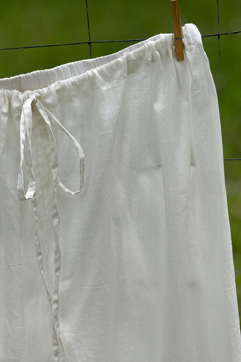 Sheer Layer Pants - Ivory